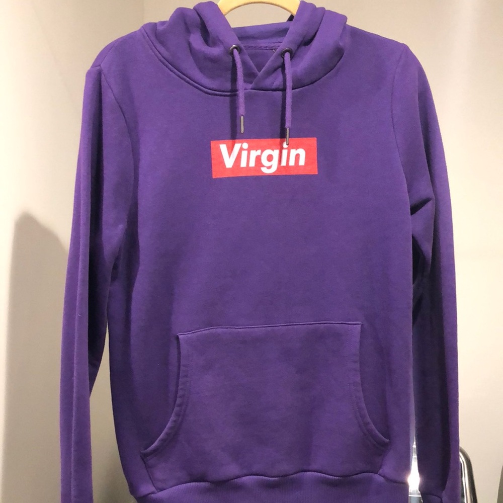 Virgin brand purple sweatshirt